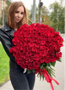 101 red roses 