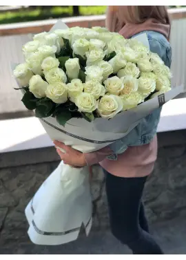 51 white meter Holland roses