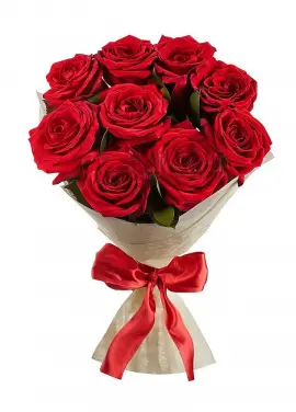 Red flowers mini bouquette