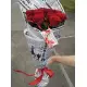 Roses in newspaper