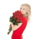 Red roses by pieces Red roses by pieces