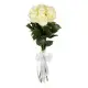 White roses bouquet "Snowball"