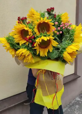 Sunflowers bouquette