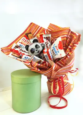 Kinder chocolate bouquet