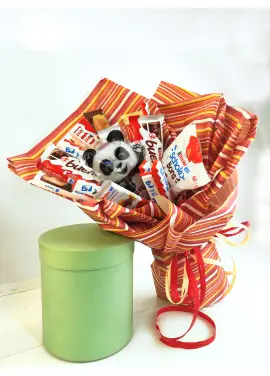 Kinder chocolate bouquet
