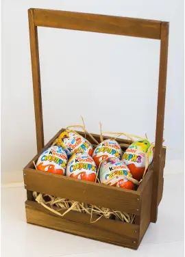 Kinder surprise basket
