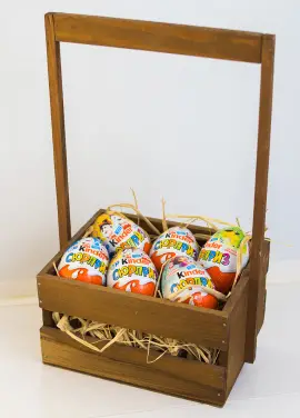 Kinder surprise basket