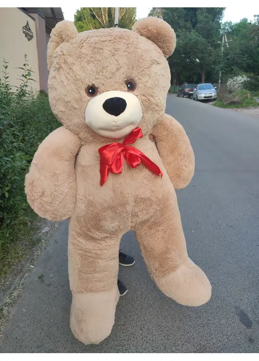 A huge teddy bear