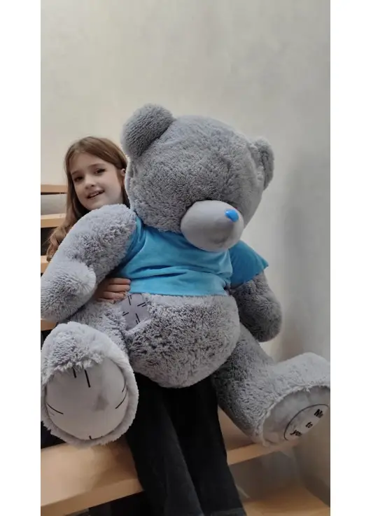A huge teddy bear