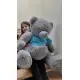 A huge teddy bear