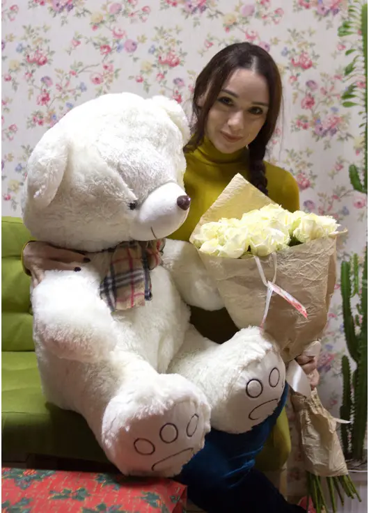 19 roses + big bear 19 roses + big bear