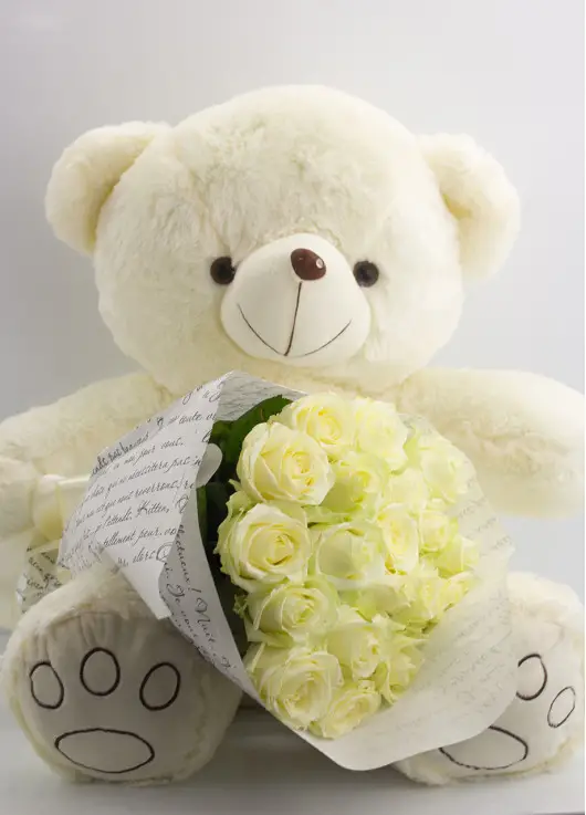 19 roses + big bear 19 roses + big bear