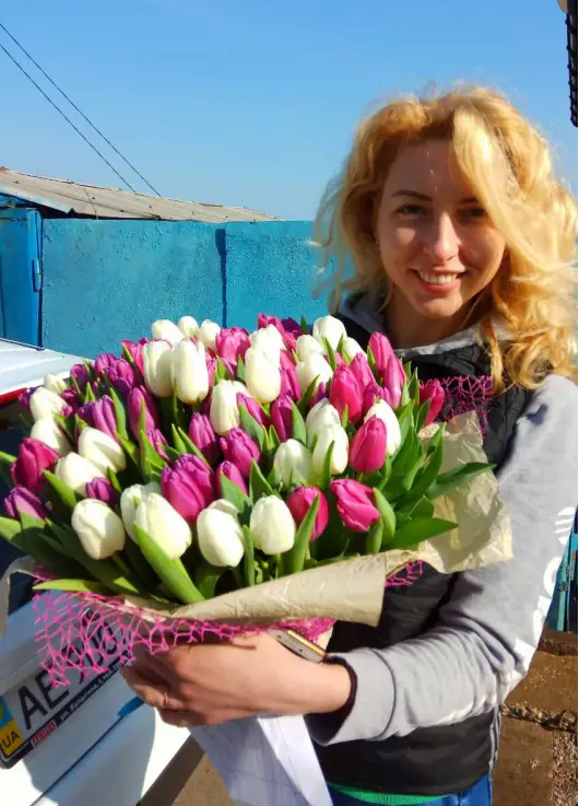 Bouquet of colorful tulips Bouquet of colorful tulips