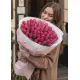 Bouquet of 101 raspberry tulips (imported, Netherlands)