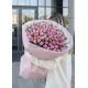 Bouquet of 101 pink tulips (imported, Netherlands)