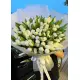 Bouquet of 101 white tulips (imported, Netherlands)