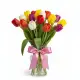 Bouquet of 15 mixed tulips (imported, Netherlands)