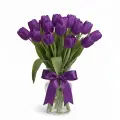 Purple tulips