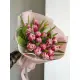 Bouquet of 15 raspberry tulips (imported, Netherlands)