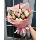 Bouquet of 15 tender tulips (imported, Netherlands)