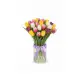 Bouquet of 19 mixed tulips (imported, Netherlands)