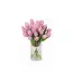 Bouquet of 19 pink tulips (imported, Netherlands)