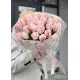 Bouquet of 19 pink tulips (imported, Netherlands)
