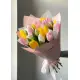 Bouquet of 21 tender tulips (imported, Netherlands)