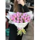 Bouquet of 25 lilac tulips (imported, Netherlands)