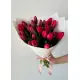 Bouquet of 25 raspberry tulips (imported, Netherlands)