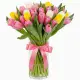 Bouquet of 35 tender tulips (imported, Netherlands)