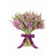 Bouquet of 45 lilac tulips (imported, Netherlands)