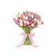 Bouquet of 45 tender tulips (imported, Netherlands)