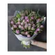 Bouquet of 51 lilac tulips (imported, Netherlands)