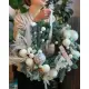 New year, christmas wreath