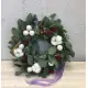 New year, christmas wreath