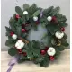 New year, christmas wreath