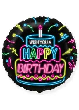 Air marble Happy Birthday  18 in.