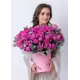 Shrub peony rose in a box