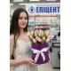 25 pink tulips in a box (imported, Netherlands)
