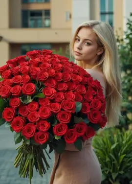 101 red roses 